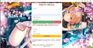 韩版DNF手游多功能后台+简易原版后台-流浪源码网